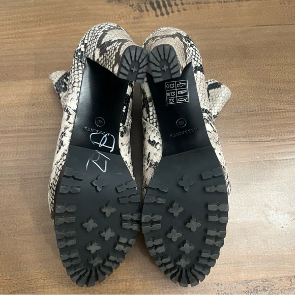 All Saints Sarris Snakeskin Bootie 40 - Picture 6 of 15